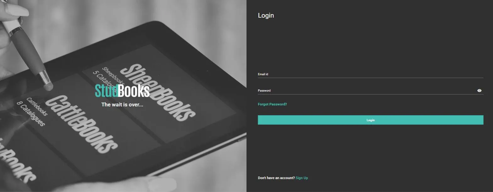 Studbooks screenshot